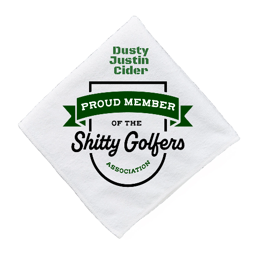 Proud Member of the Shitty Golfer's Association Golf Towel