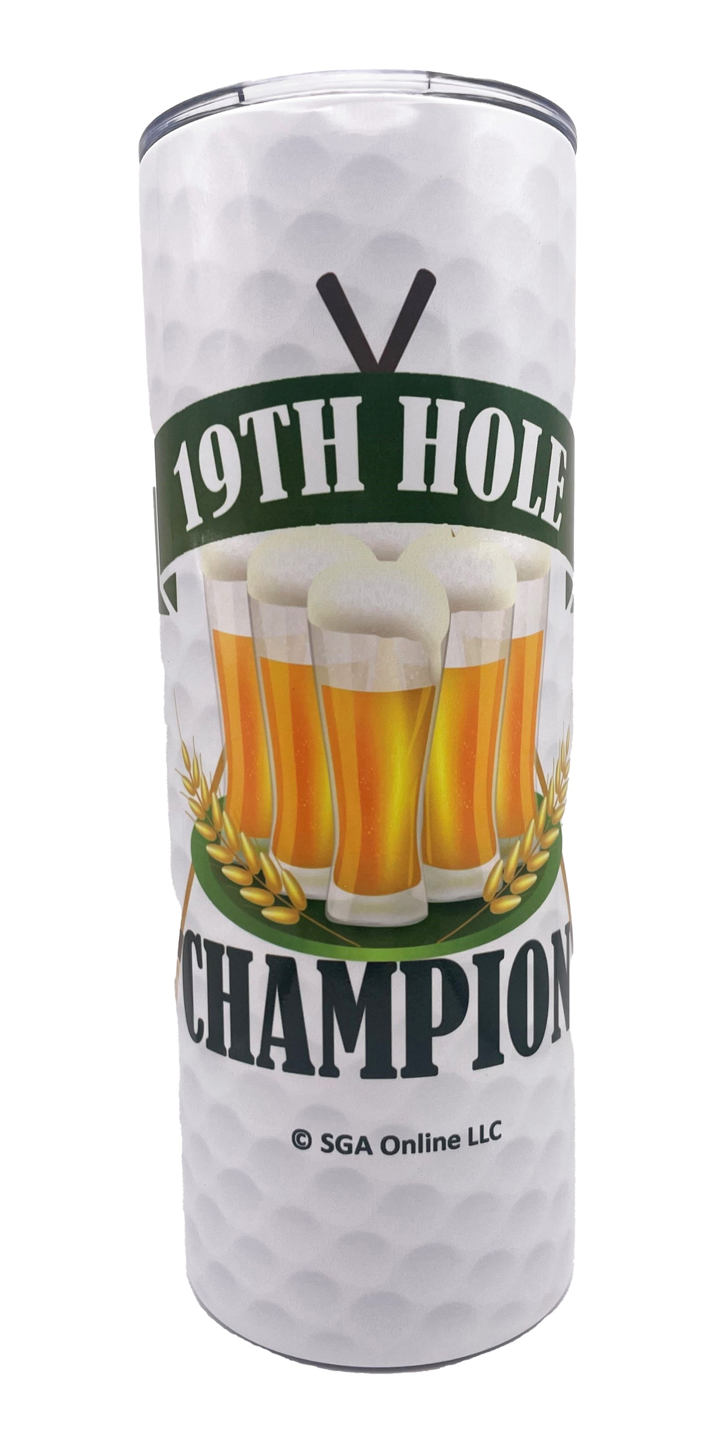 19TH Hole Champion Golf Ball Tumbler