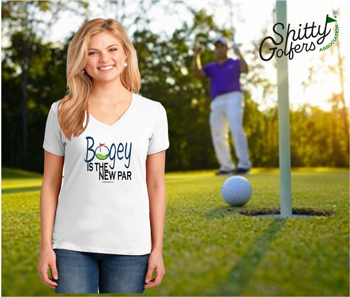 Bogey is the New Par! Ladies Golf Shirt