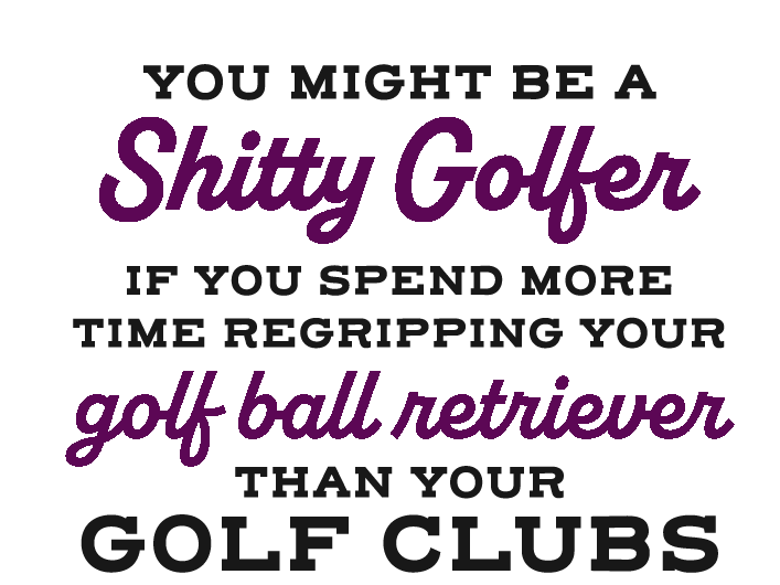 Regripping your Clubs - Funny Golf Can Sleeves - Beer Koozies