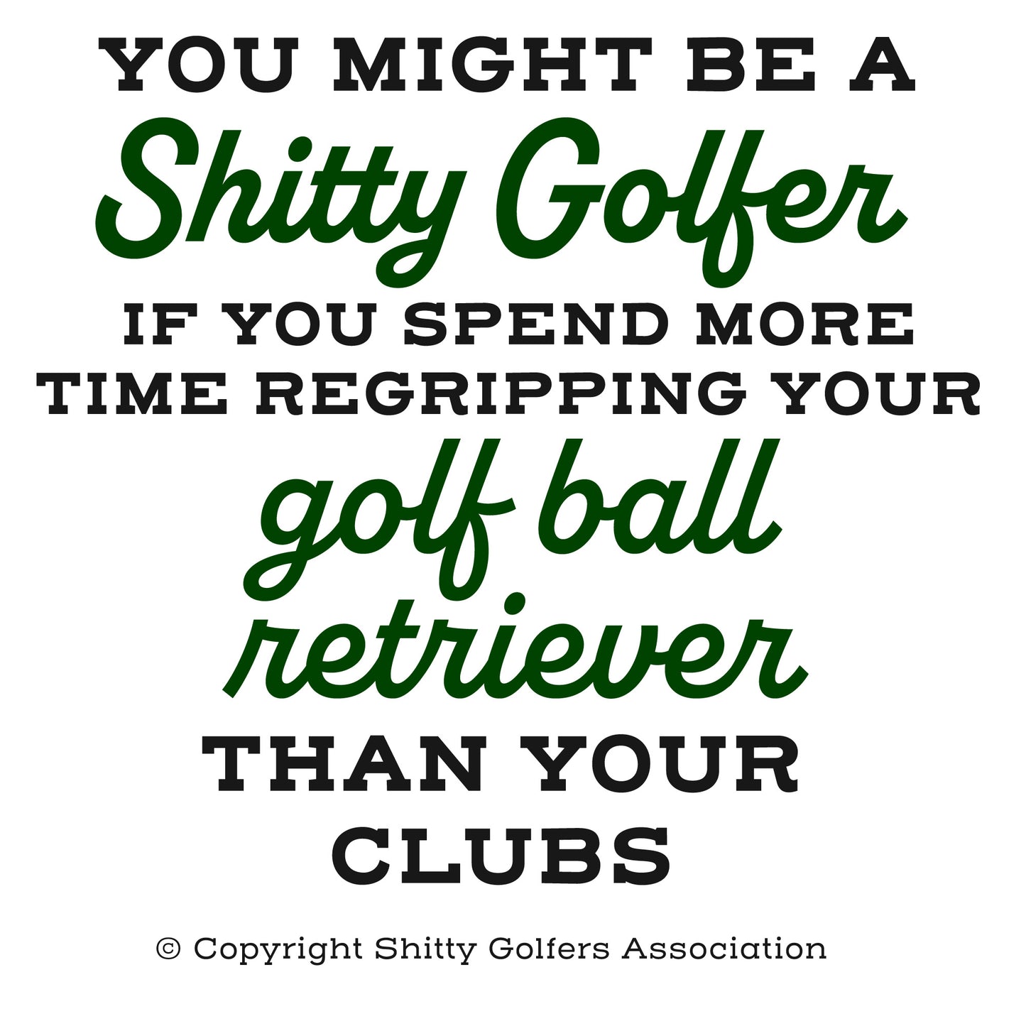 Regripping your Clubs - Funny Golf Can Sleeves - Beer Koozies