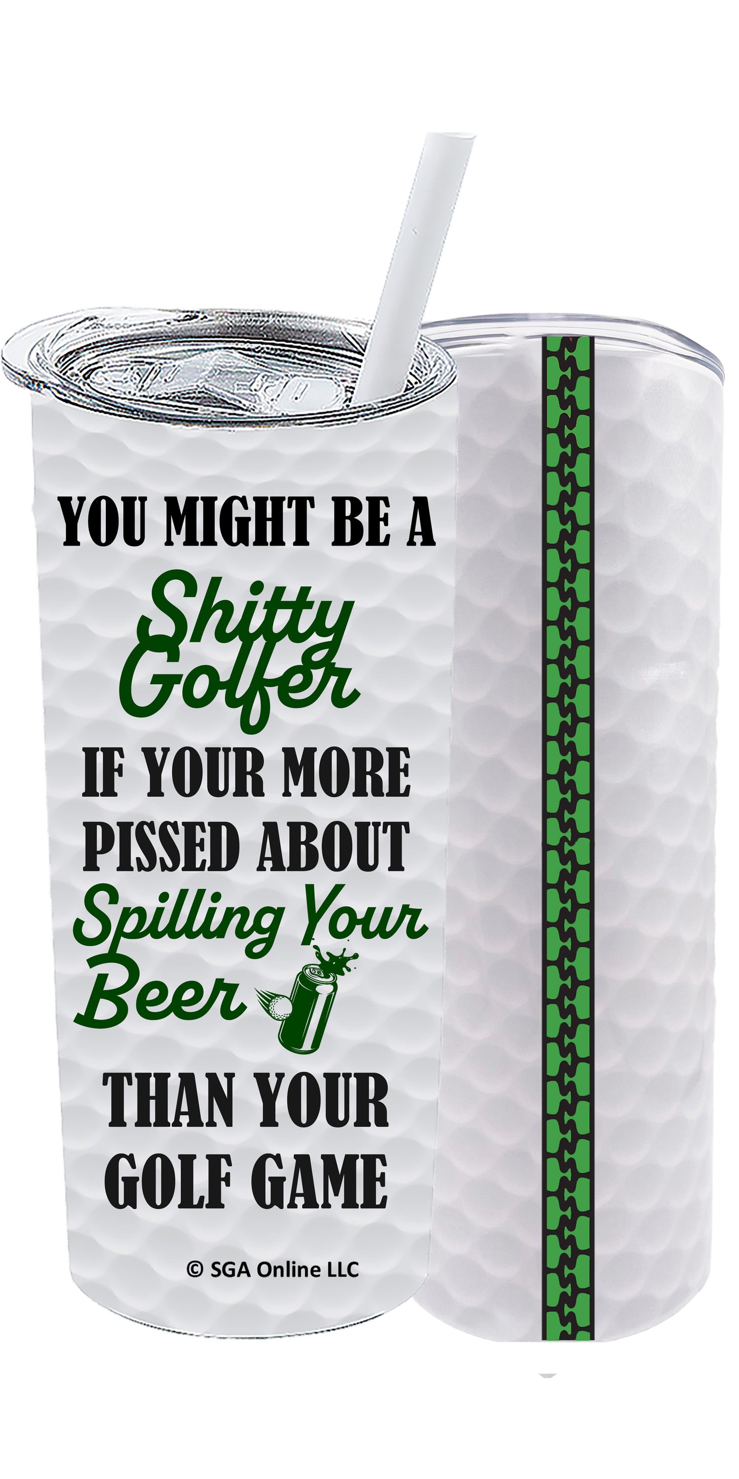 Spilling Beer - Golf Tumblers