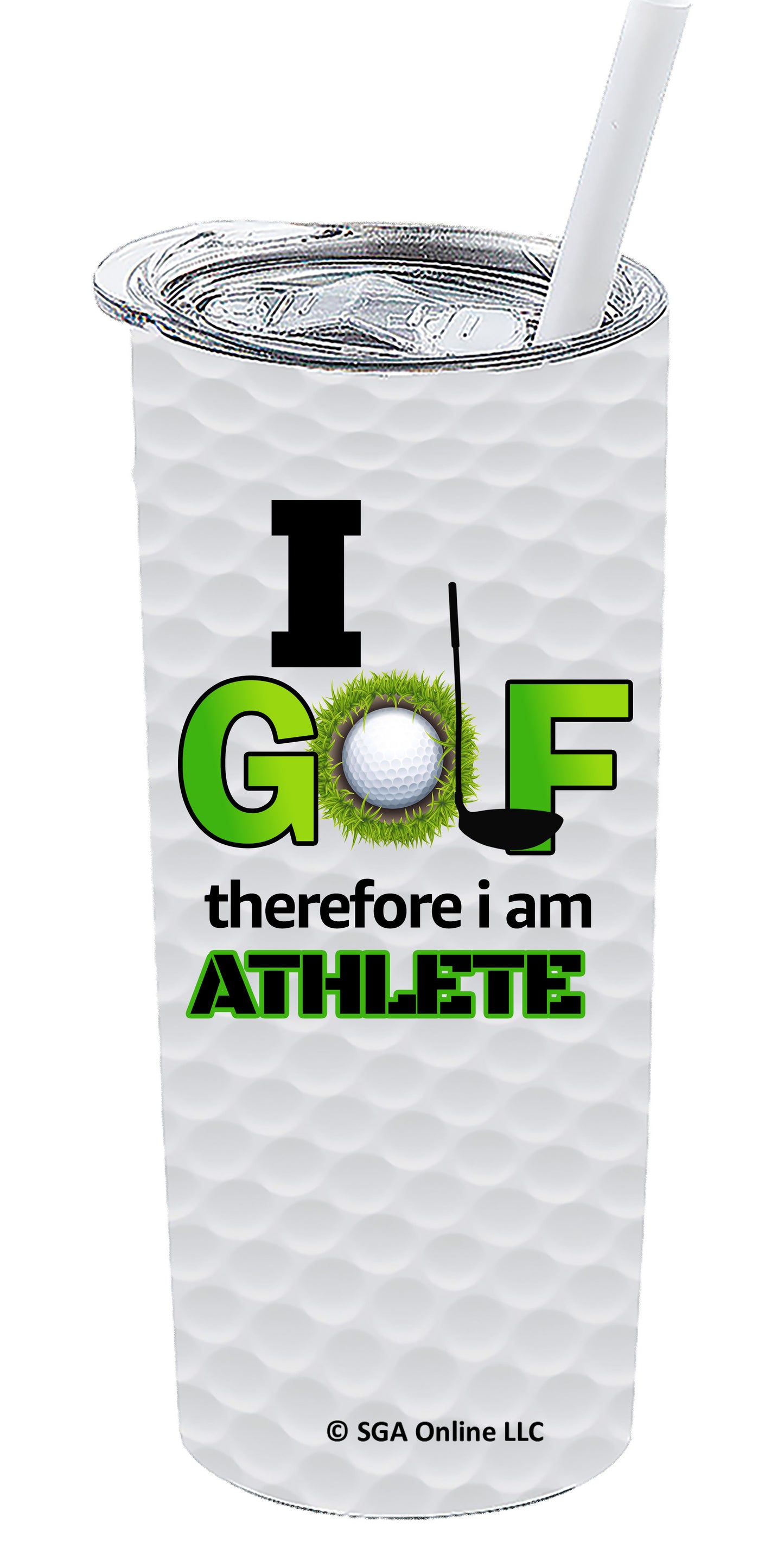 I Golf there i am Athlete - Golf Tumbler