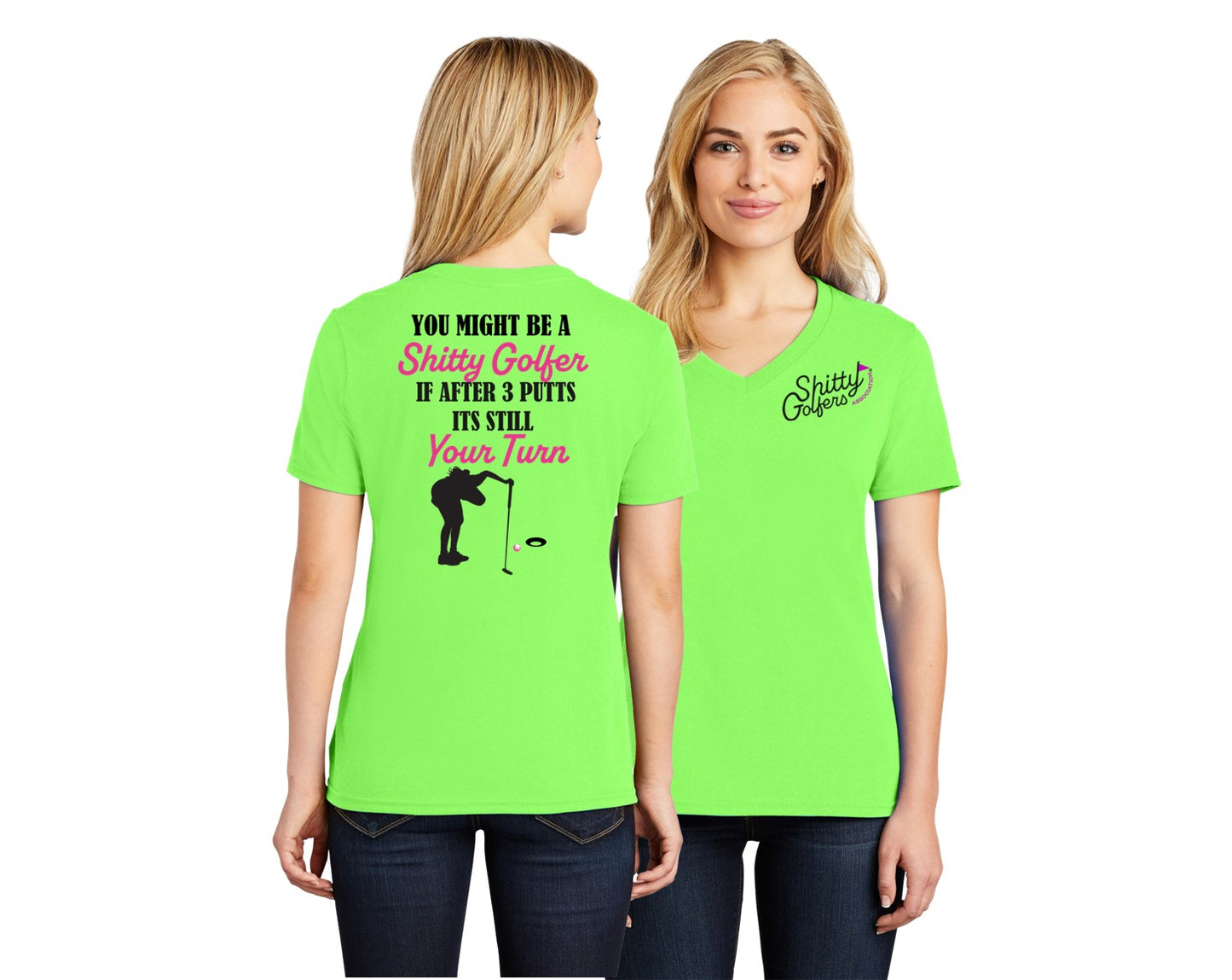 3 Putt Still Your Turn - Funny Ladies Golf Shirt