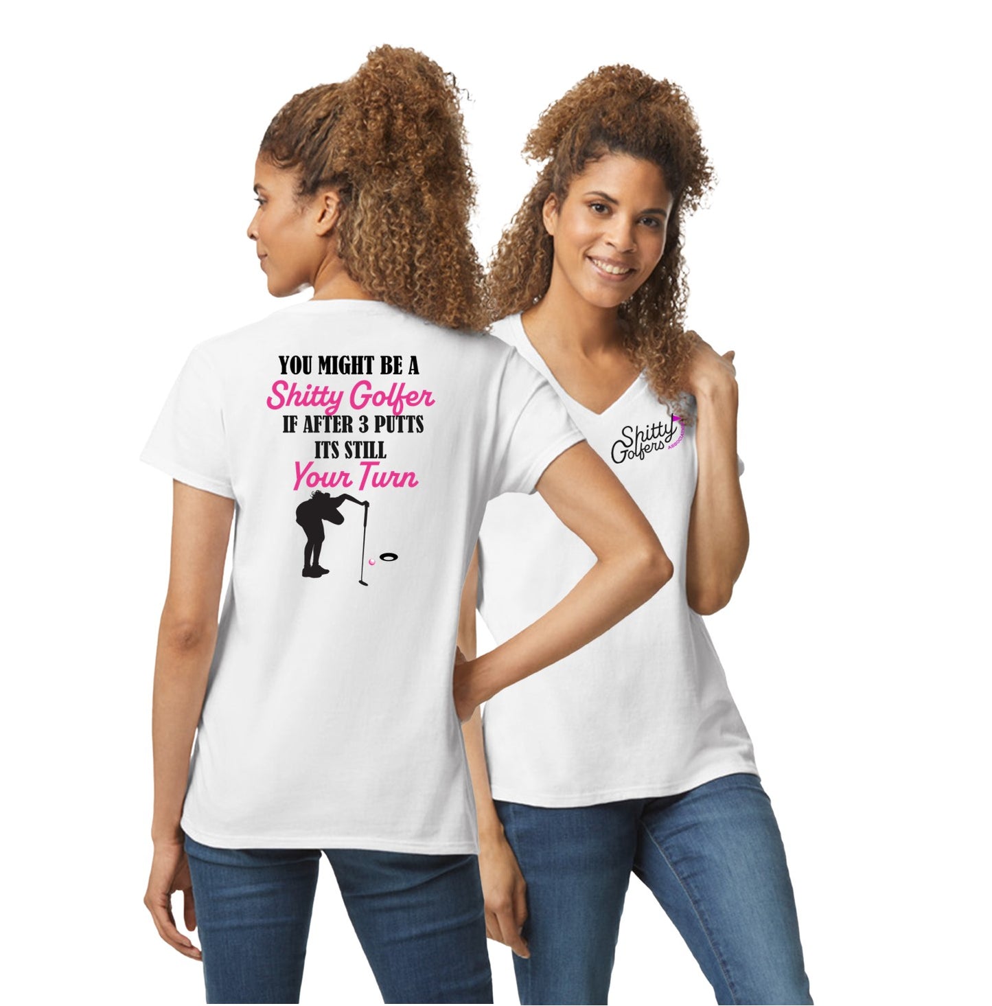 3 Putt Still Your Turn - Funny Ladies Golf Shirt