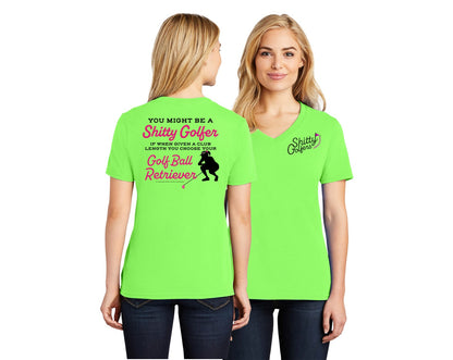 Club Length - Golf Ball Retriever - Ladies Golf Shirt