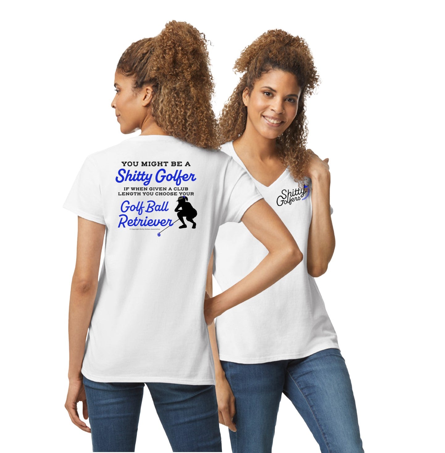 Club Length - Golf Ball Retriever - Ladies Golf Shirt