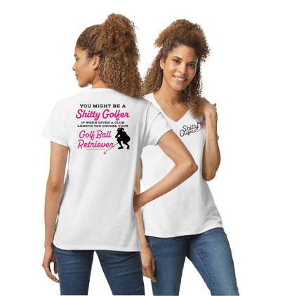 Club Length - Golf Ball Retriever - Ladies Golf Shirt