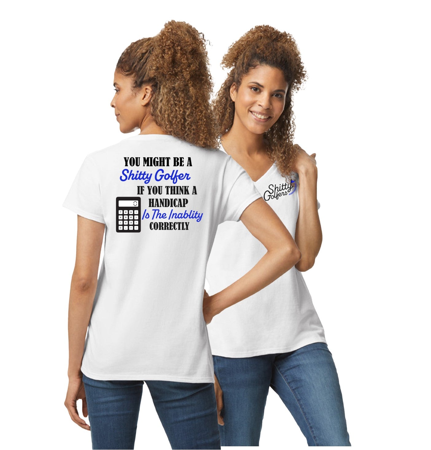 Golf Handicap - Funny Ladies Golf Shirt