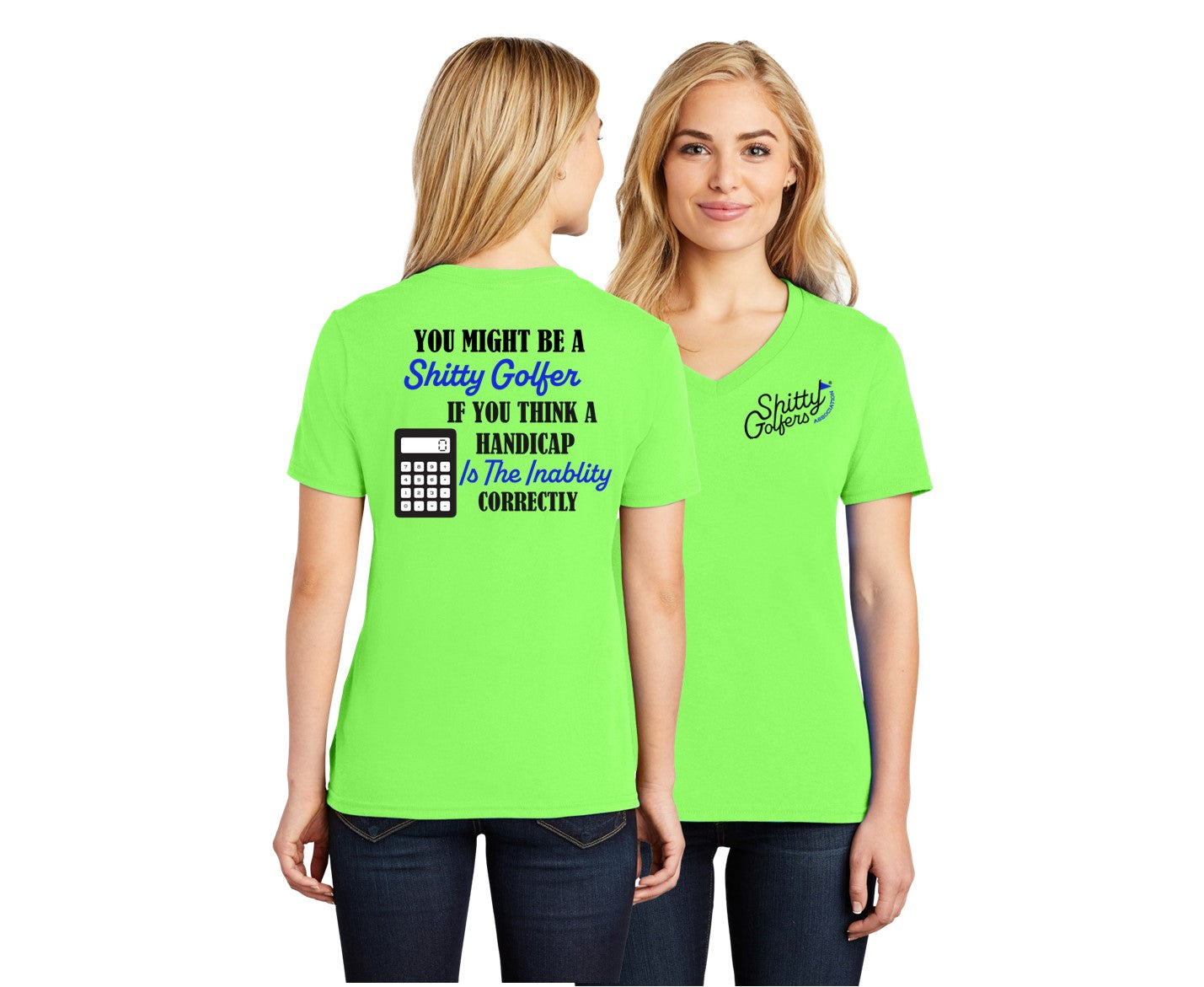 Golf Handicap - Funny Ladies Golf Shirt