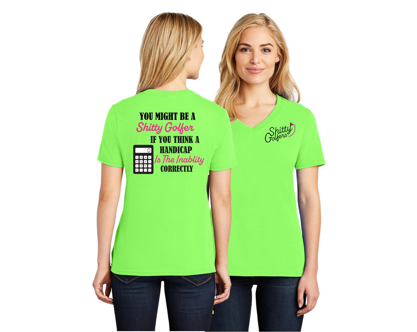 Golf Handicap - Funny Ladies Golf Shirt