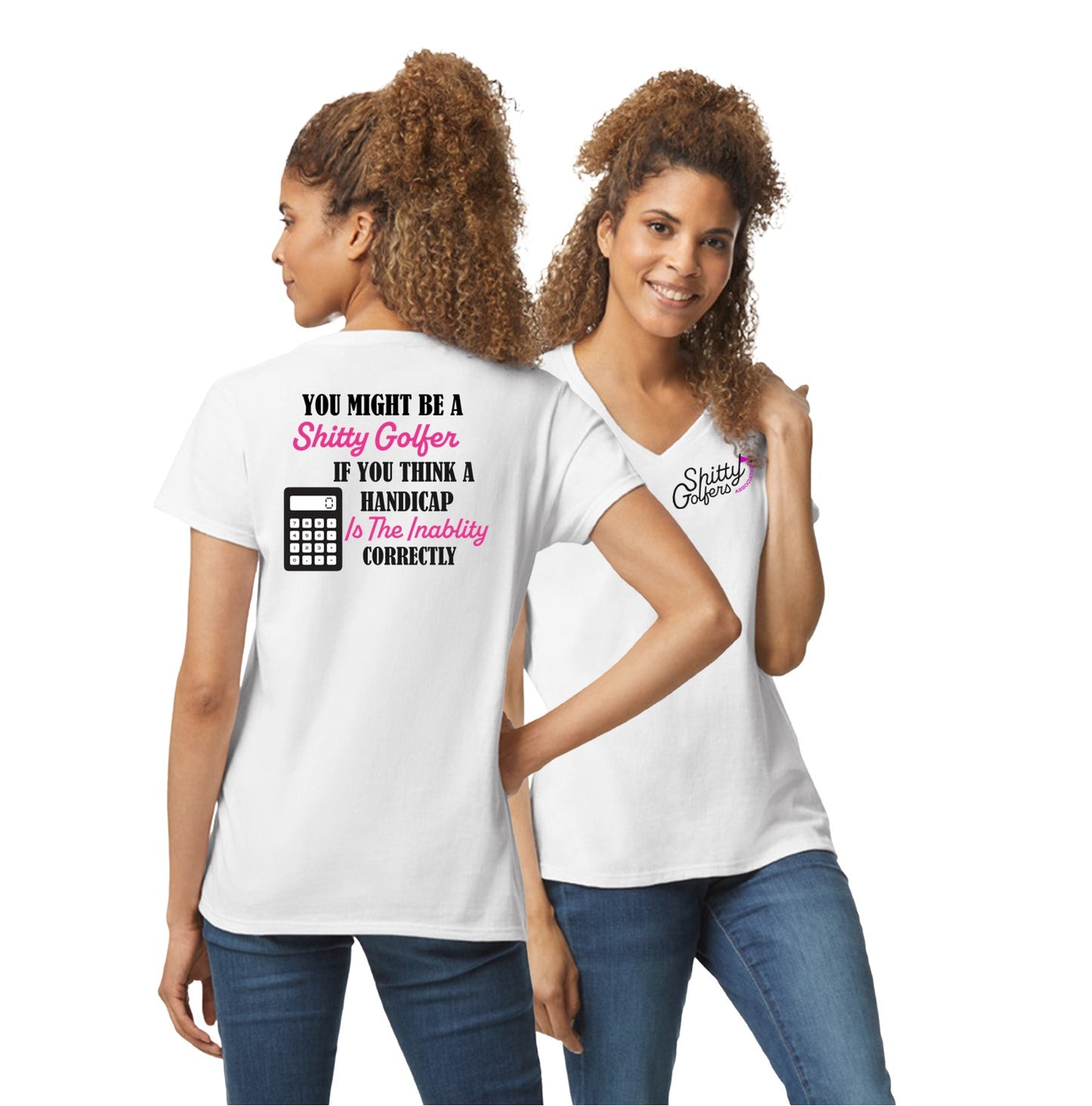 Golf Handicap - Funny Ladies Golf Shirt