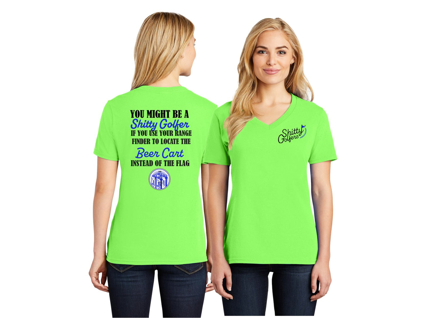 Ranger Finder Beer Cart - Ladies Golf T-Shirts