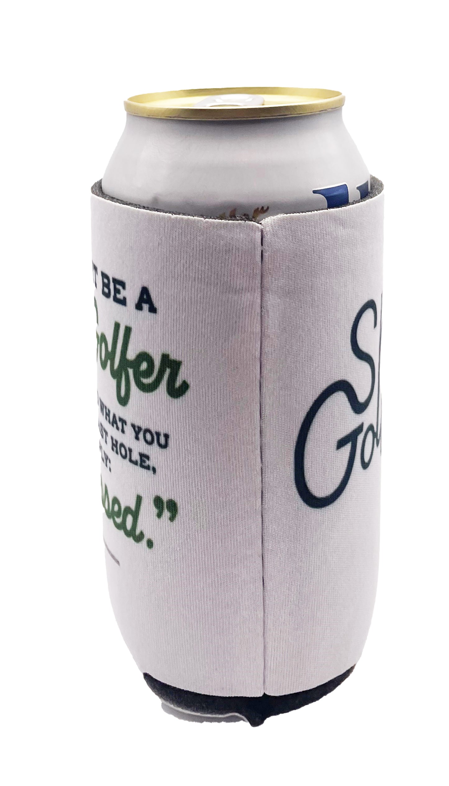 Last Round Depressed - Funny Golf Can Sleeve - Beer Koozies