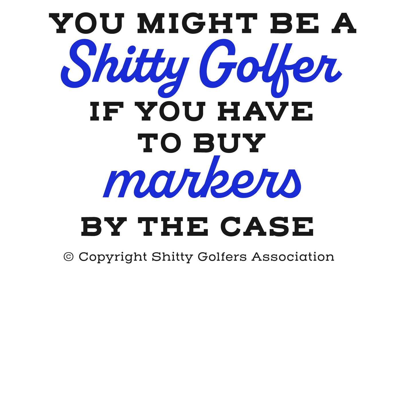 Golf Themed Can Coolers - Funny Beverage Holders - Bottle Cooler - Markers