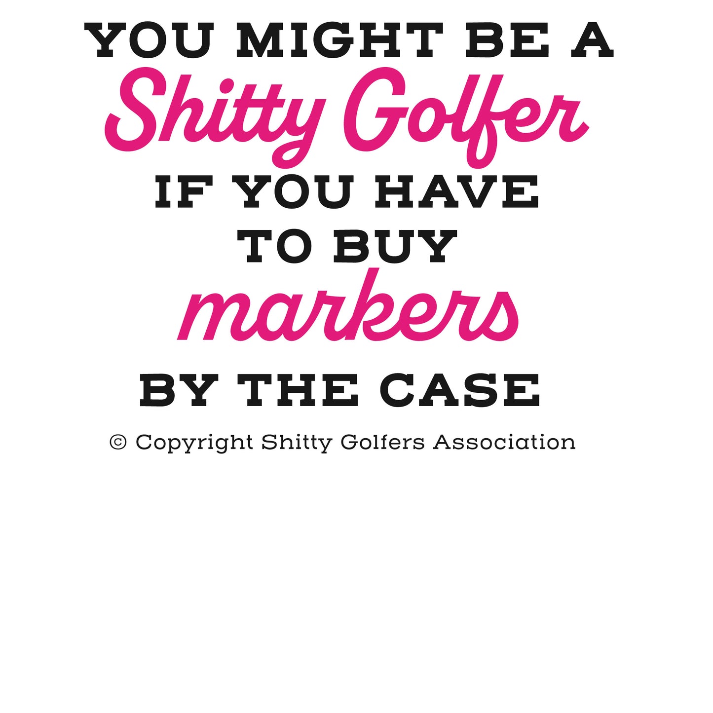 Golf Themed Can Coolers - Funny Beverage Holders - Bottle Cooler - Markers