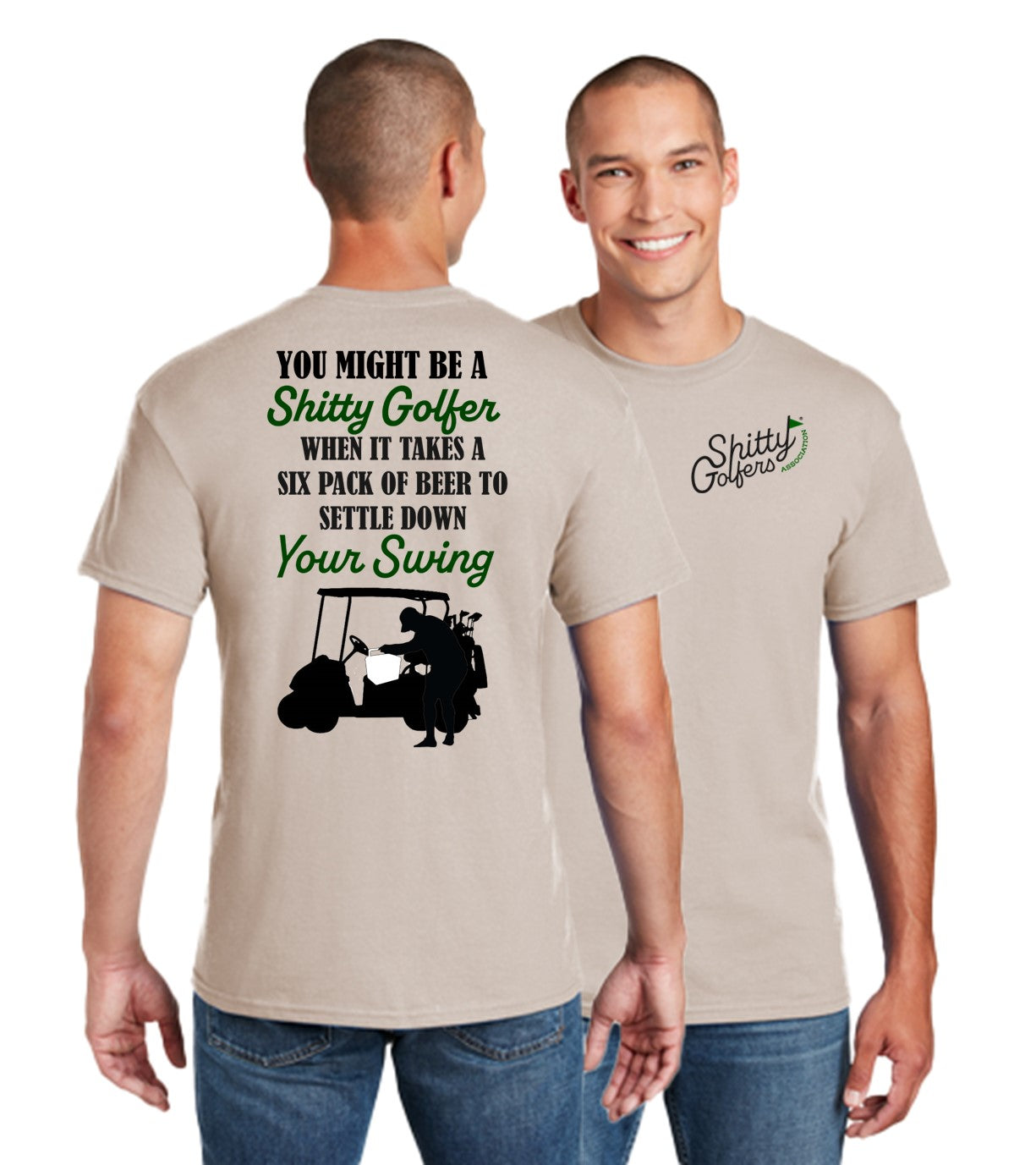 Settle Your Swing Golf Shirt for Men