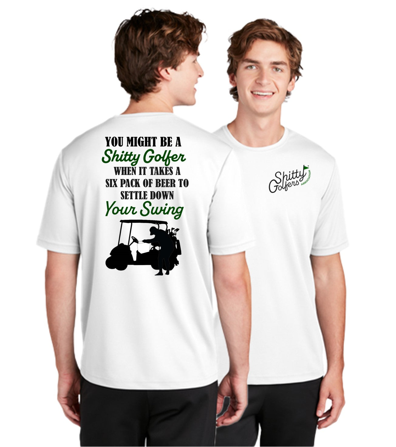 Settle Your Swing Golf Shirt for Men