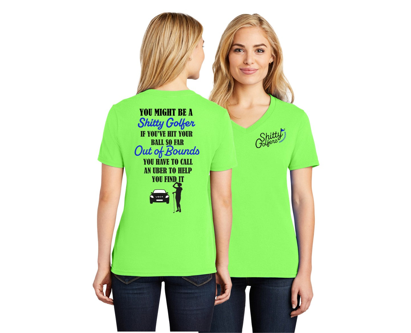 Out of Bounds - Uber - Ladies Golf Shirt