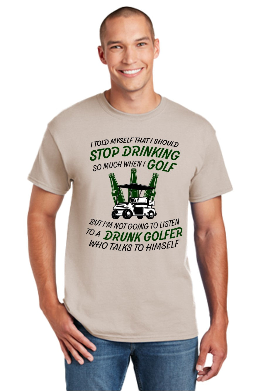 Drunk Golfer - Mens Golf T-Shirt