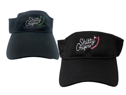 Shitty Golfers Association Golf Visors for Men and Women