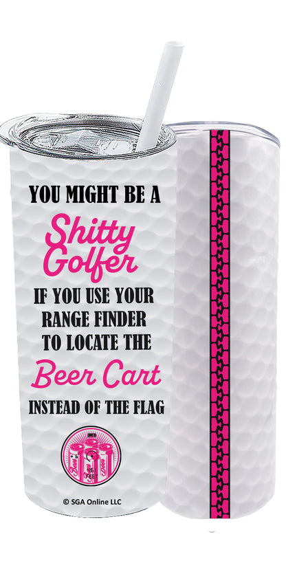 Beer Cart - Range Finder - Funny Golf Tumblers