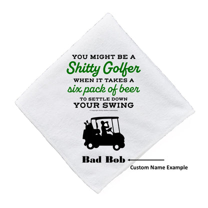 Funny Golf Towels for Men and Women - 6-Pack of Beer