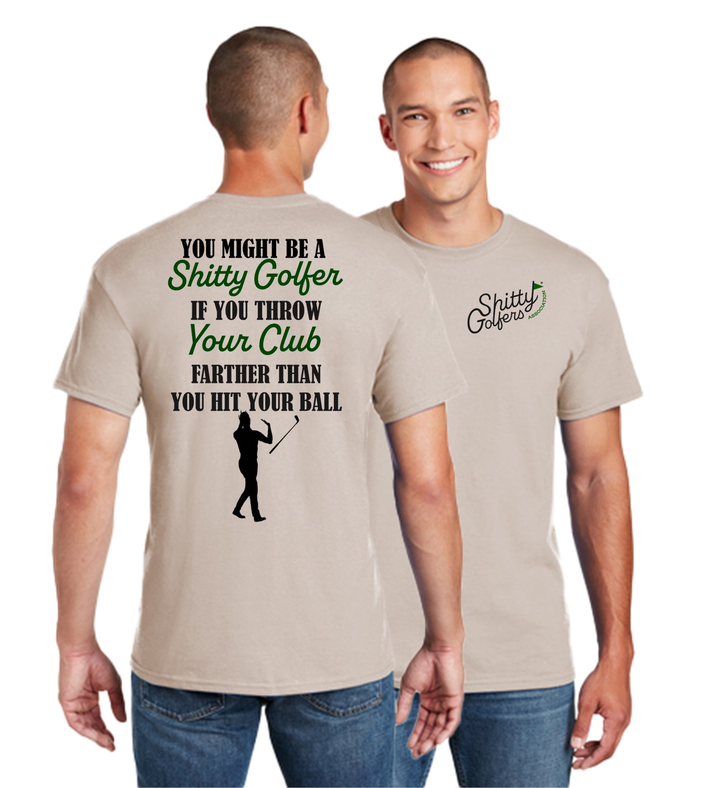 Throw Your Club - Funny Golf T-Shirt for Men