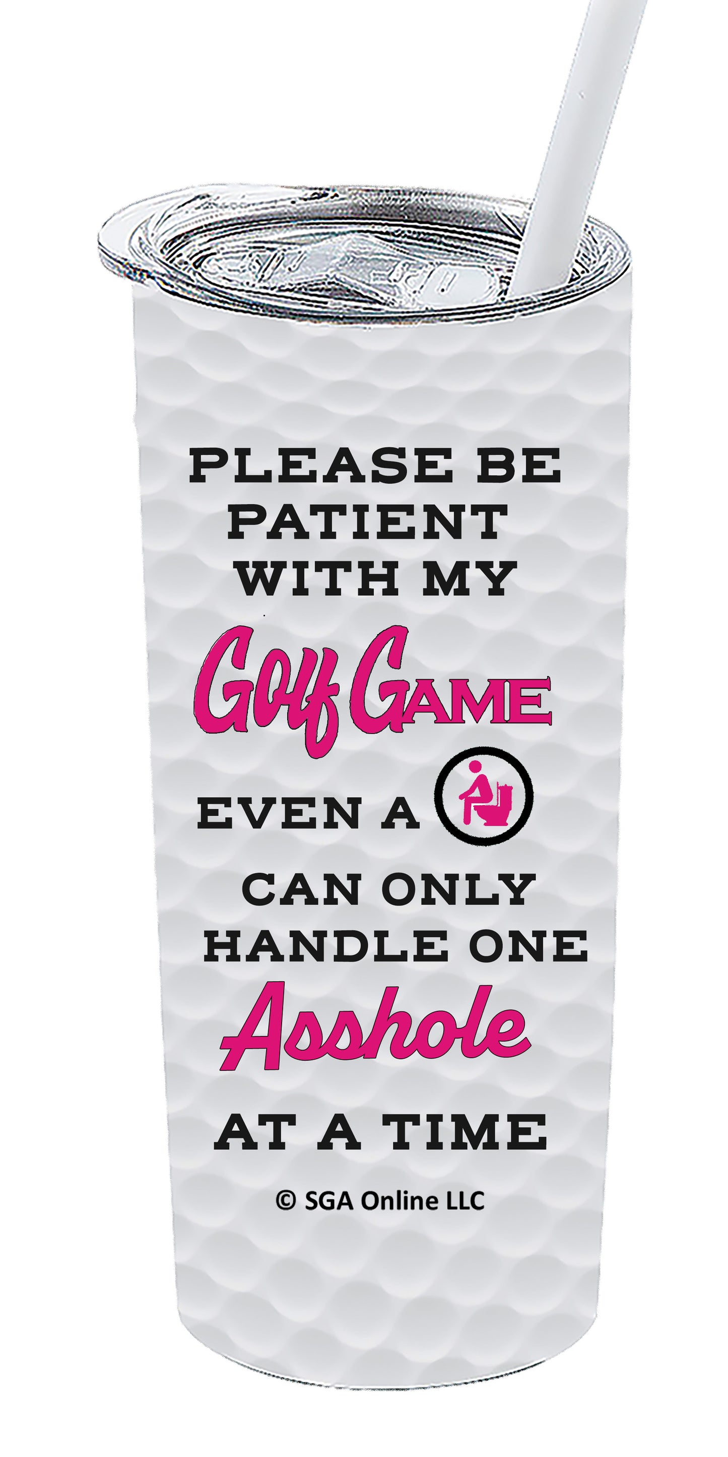 Toilet Golf - Funny Golf Tumbler