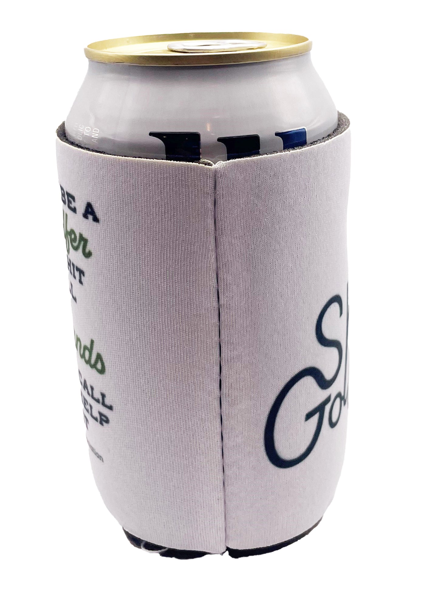 Golf Themed Can Coolers - Funny Beverage Holders - Bottle Cooler - Out of Bounds