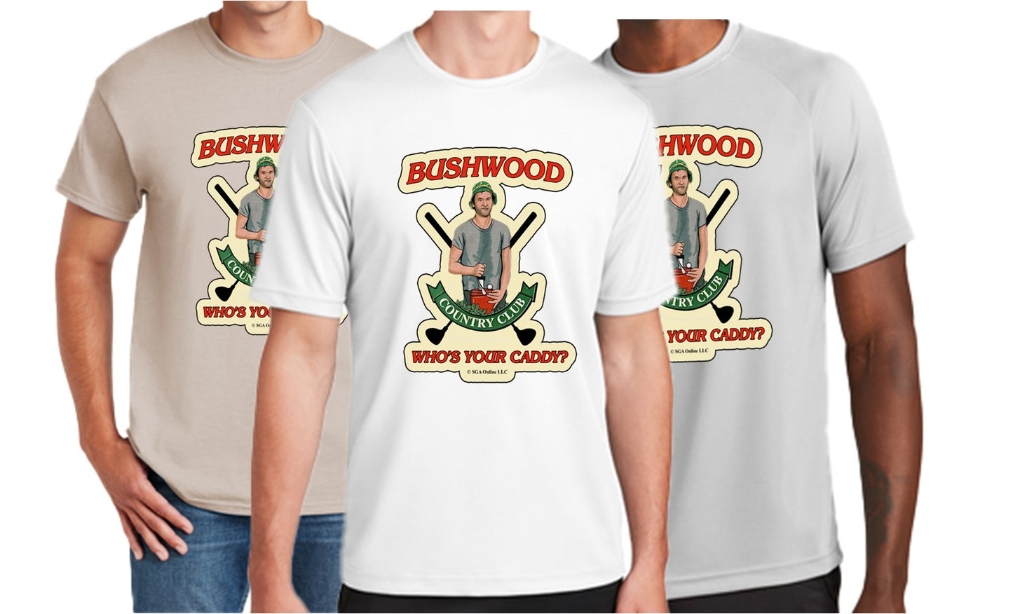 Bushwood Country Club Who's Your Caddy Golf T-Shirt for Men