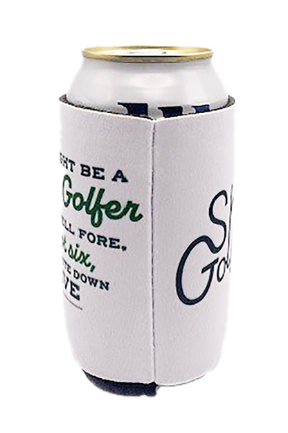 Yell Fore Funny Golf Can Sleeve - Beer Koozies - Can Cooler