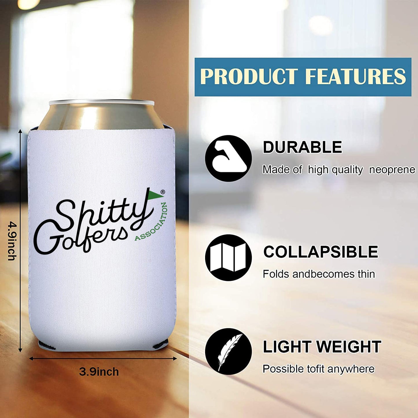 Golf Handicap - Funny Golf Can Sleeve - Beer Koozies