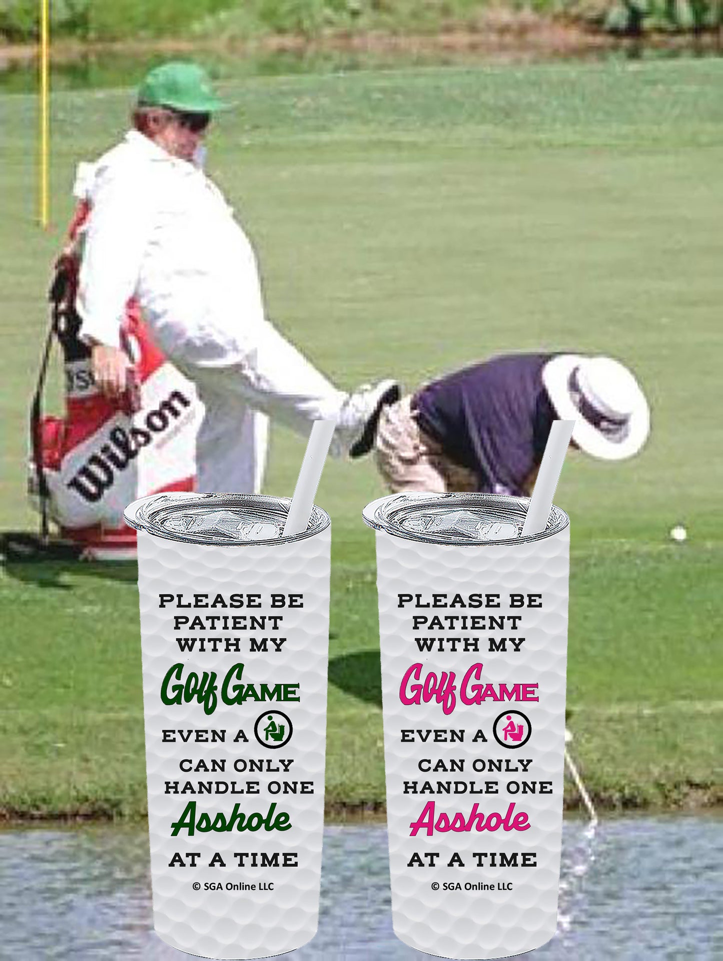 Toilet Golf - Funny Golf Tumbler