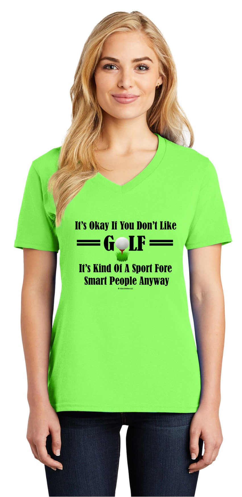 It's Okay If You Don't Like Golf Funny Golf Shirts for Women