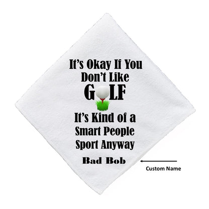 Golf Smart People Sport - Funny Golf Towel