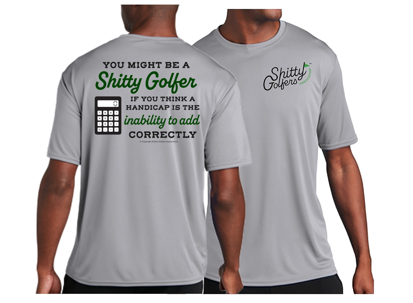 Funny Golf T-shirts for Men - Adding Handicap