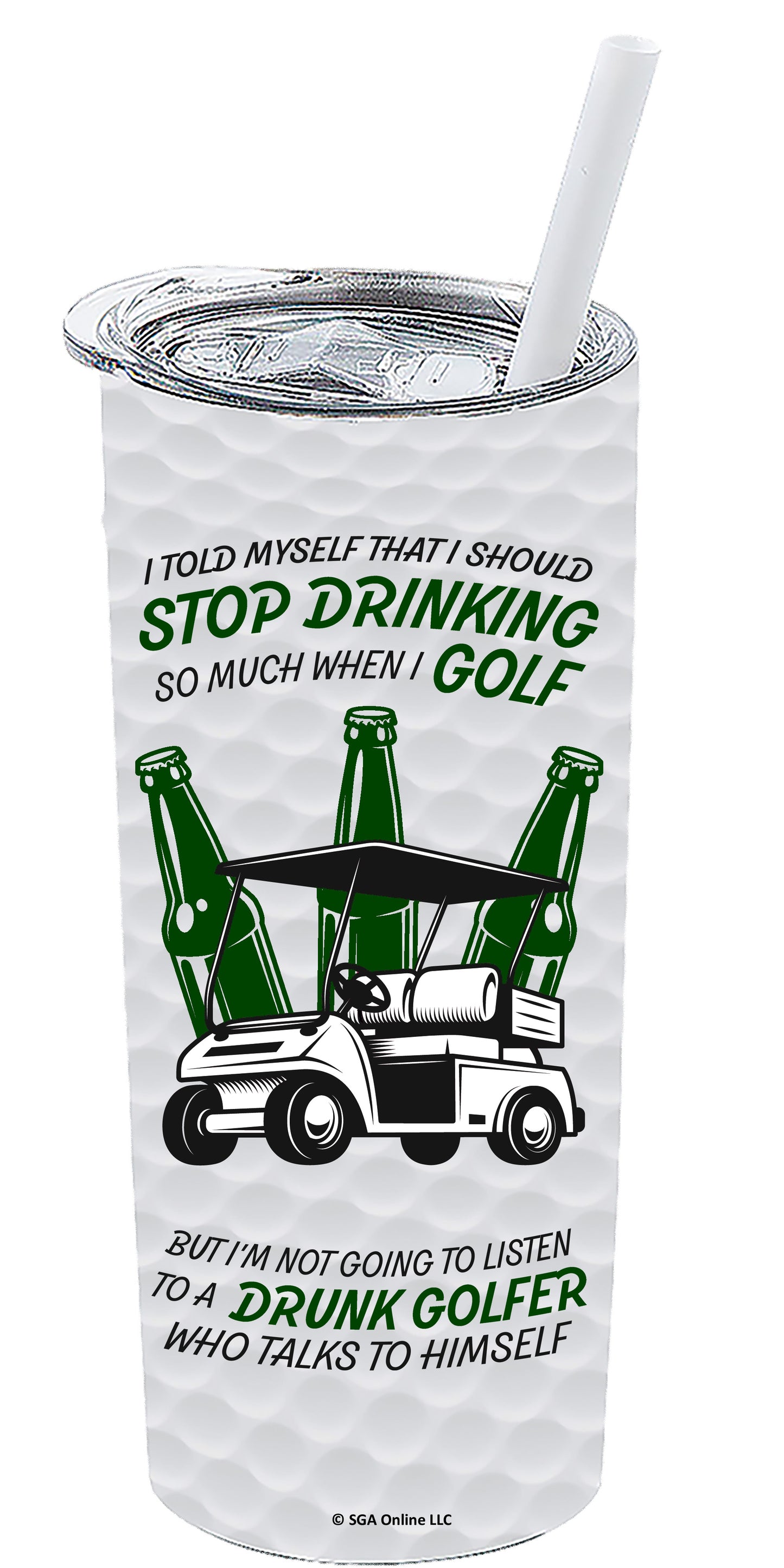 Drunk Golfer - Golf Ball Tumblers