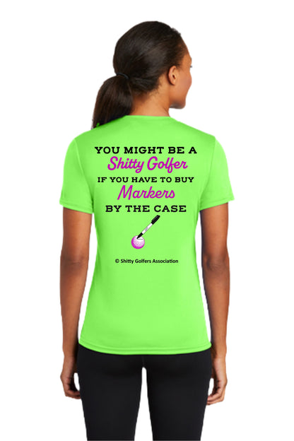 Funny Ladies Golf T Shirts | Golfing Shirts for Women | Ball Markers | Witty Golf Quotes