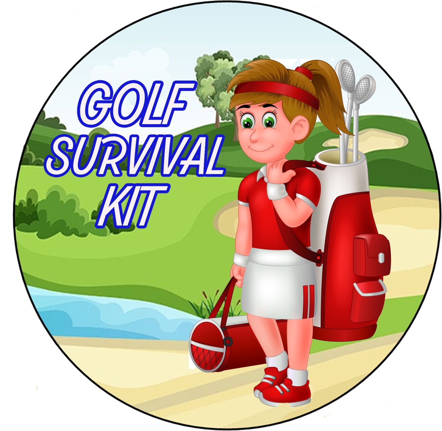 Funny Golf Survival Kit for Women