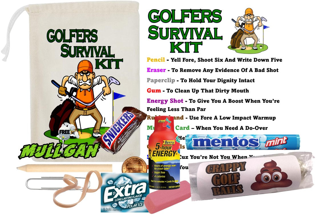 Funny Golf Survival Kit for Men