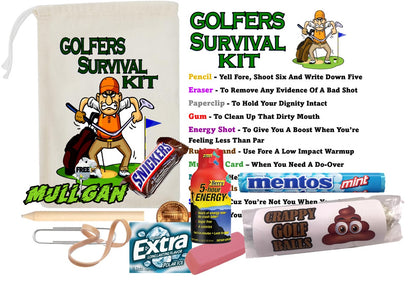 Funny Golf Survival Kit for Men