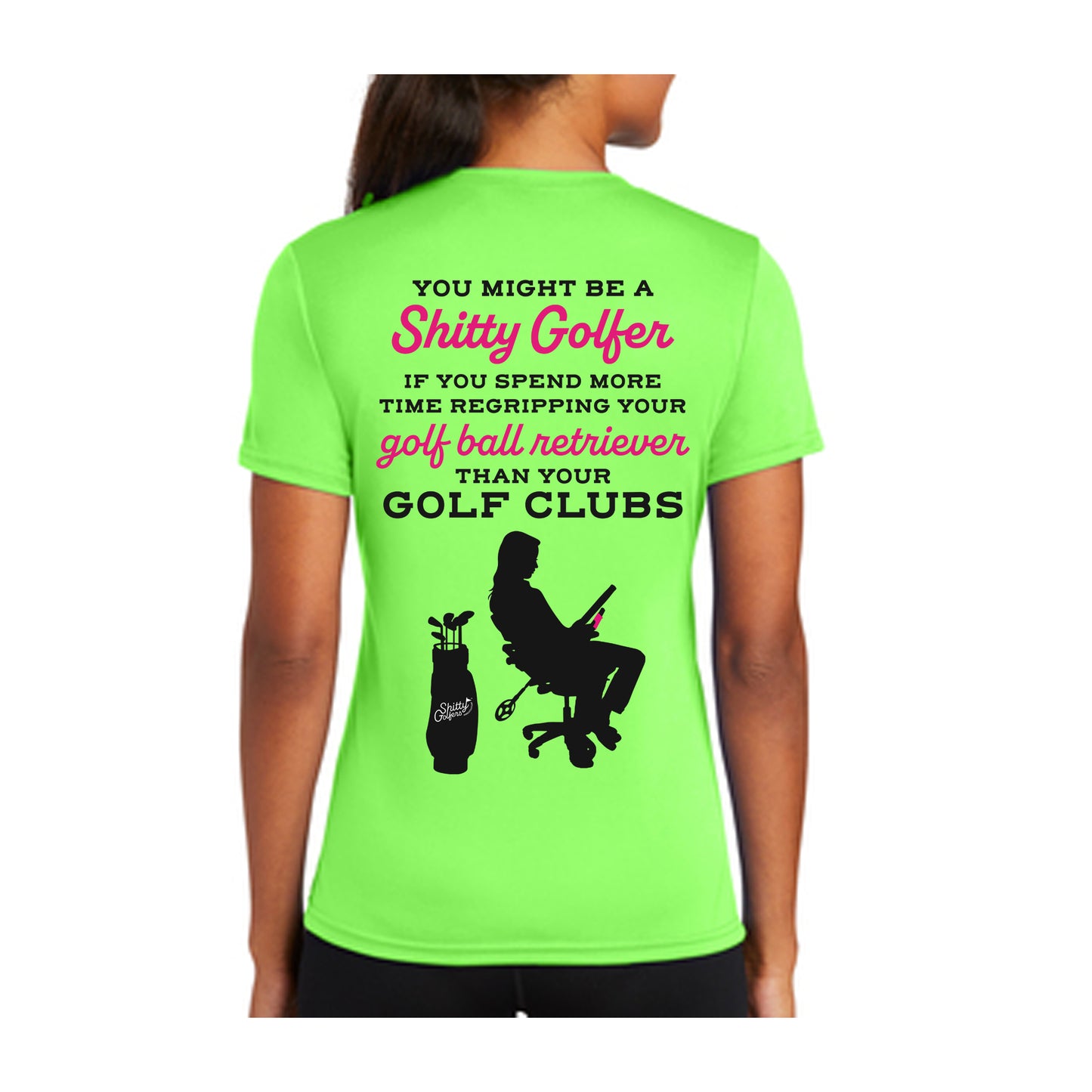 Funny Ladies Golf T Shirts | Golfing Shirts for Women | Regripping Clubs | Witty Golf Tees