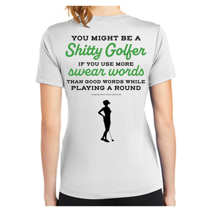 Funny Ladies Golf T Shirts | Golfing Shirts for Women | Swear Words | Witty Golf Tees