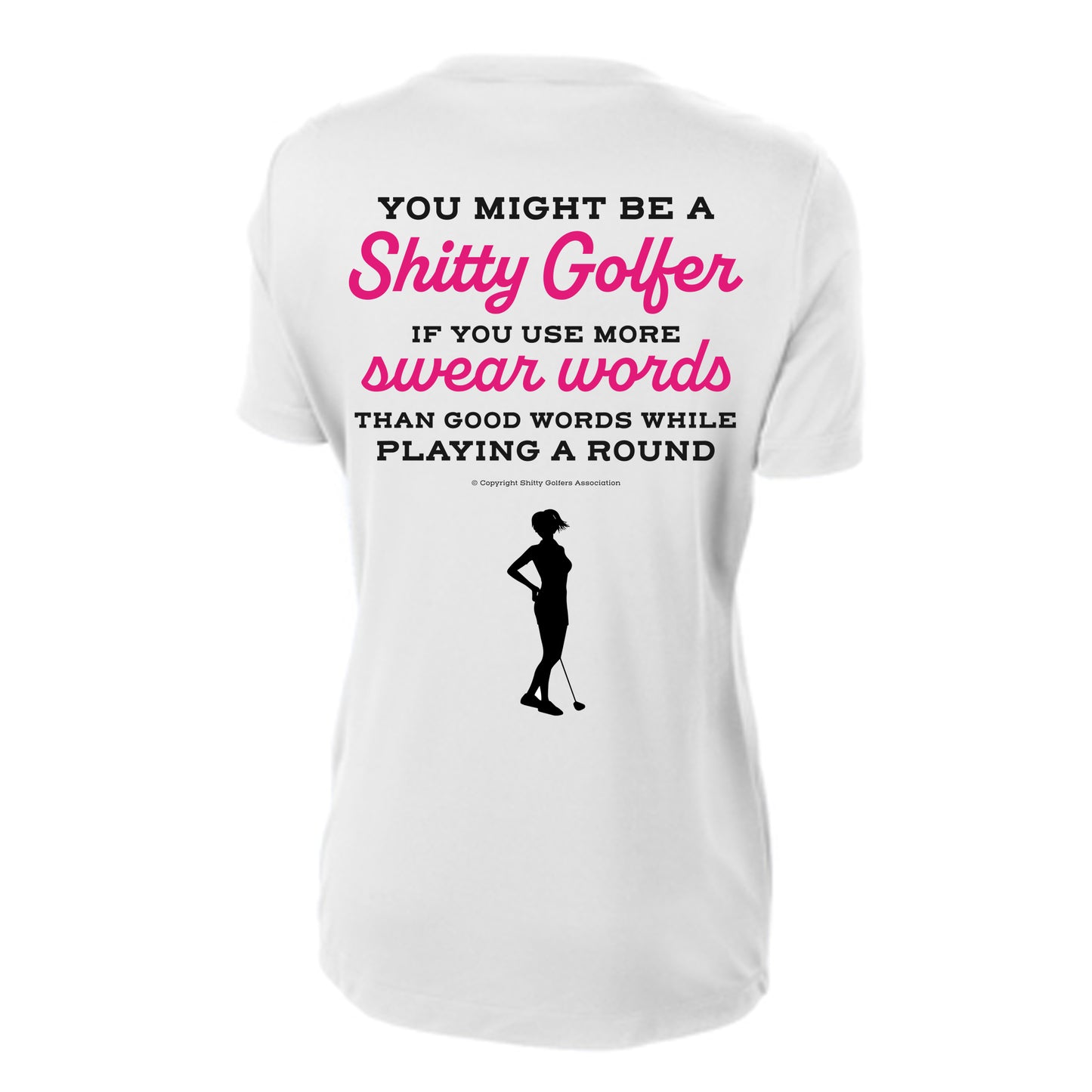 Funny Ladies Golf T Shirts | Golfing Shirts for Women | Swear Words | Witty Golf Tees