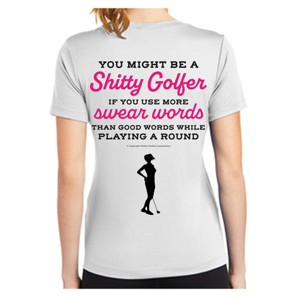 Funny Ladies Golf T Shirts | Golfing Shirts for Women | Swear Words | Witty Golf Tees