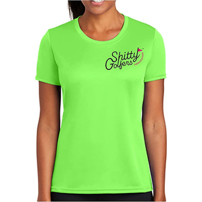 Funny Ladies Golf Shirts - Yell Fore - Golfing TShirts for Women